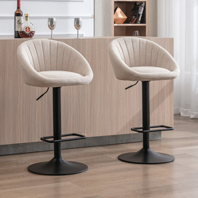 Thornbury Swivel Yes Upholstered Yes Bar Stool