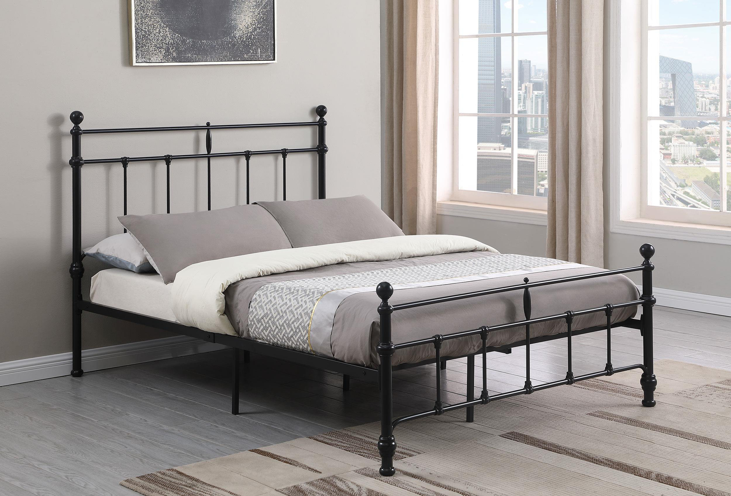 Alcott Hill® Echavarria 48-Inch Metal Open Frame Bed Matte | Wayfair
