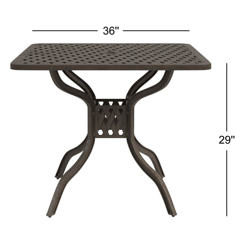 Carterton 36" Square Dining Table