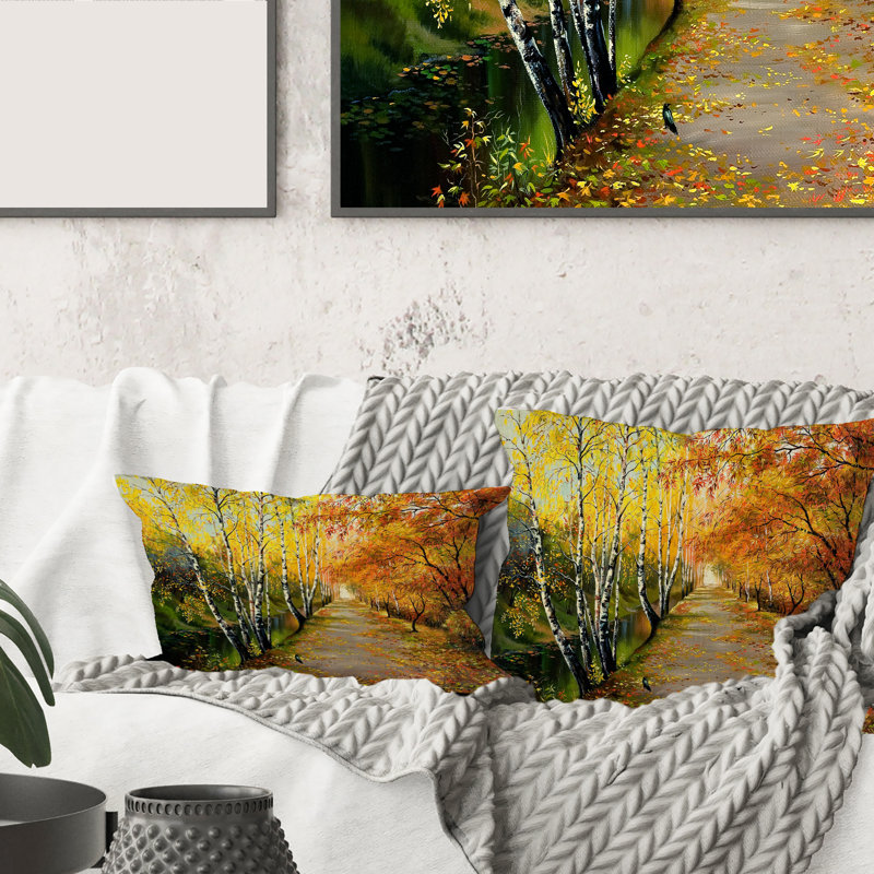 Housse de coussin et insert River in the Woods, 16" x 16"