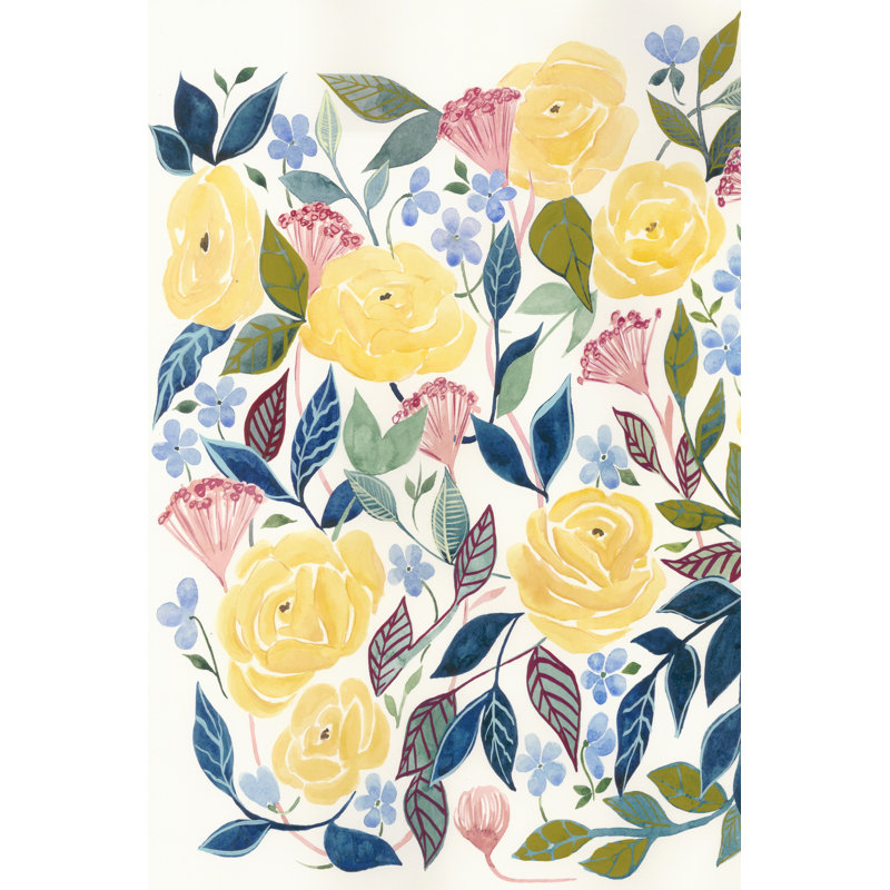 Unbound Blossoms I by Grace Popp - Wrapped Canvas Painting, 122cm H x 81cm W x 3.8cm D