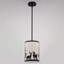 Mini-luminaire suspendu rustique bronze Jorene