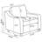 Juwann Upholstered Sloped Arm Accent Chair Beige
