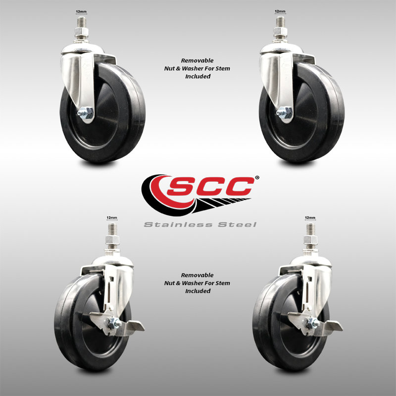 Soft Rubber Casters