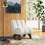Brenetta 64Cm Wide Tufted Lounge Chair-1526569275