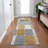 Machine Washable Indoor/Outdoor Xhevrie Gold Rug-1698111611
