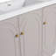 Freestanding Bathroom Vanity with Resin Sink and Soft-Close Cabinet Doors, Offering Adjustable Shelves and Customizable Handles for a Modern Bathroom-460521495