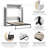 Arlex Full Murphy Bed with Shelves (81W)-89059304