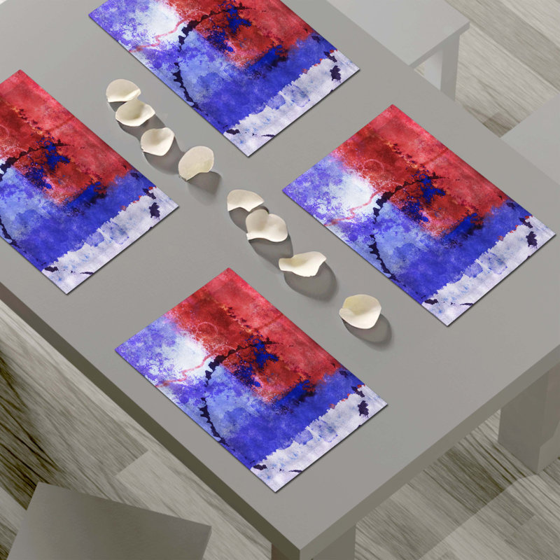 Napperon abstrait en polyester