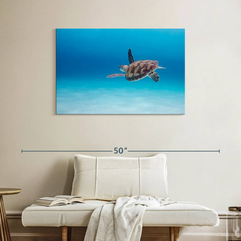 Tortue de mer Crowle, H 26 po x l 39 po