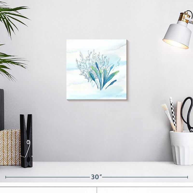 Brampt Great Blue Sea VI, 10" H x 10" W