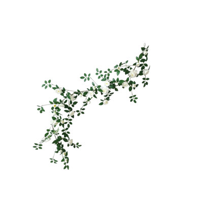  Guirlande artificielle de 180 cm avec vignes suspendues avec feuilles vertes