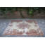 Tapis de chambre à coucher, tapis turc, tapis de sol, tapis 5 pi x 6,4 pi, tapis rétro, tapis orange