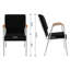Chaise de jardin empilable avec accoudoirs Judea-63326517