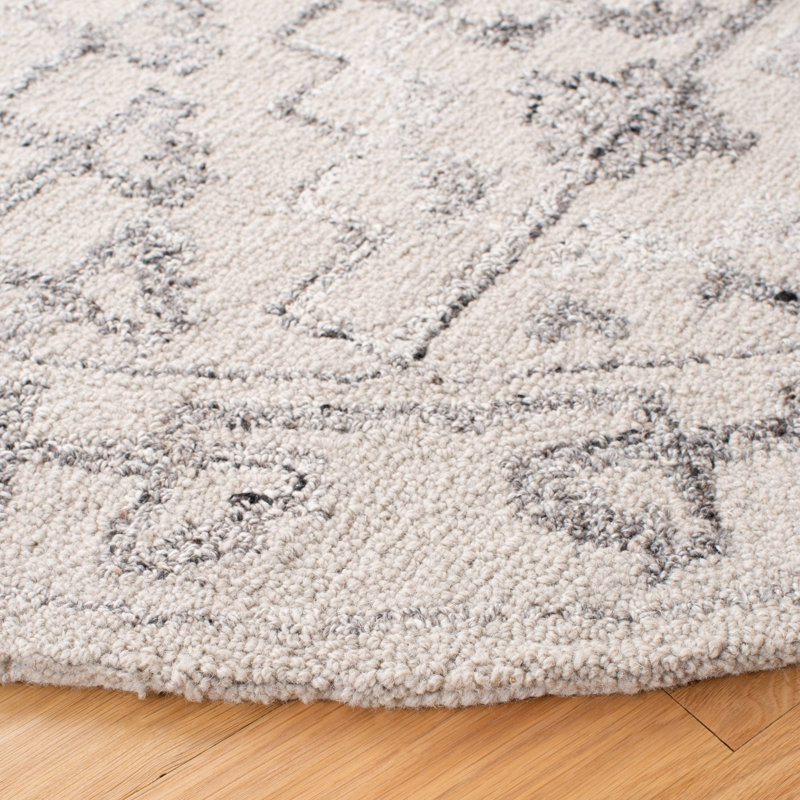 Haylee Hand Tufted Performance Rug, Round 6'