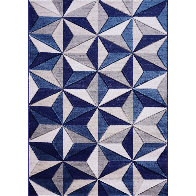 Senoia Geometric Area Rug, Rectangle 200 x 290cm