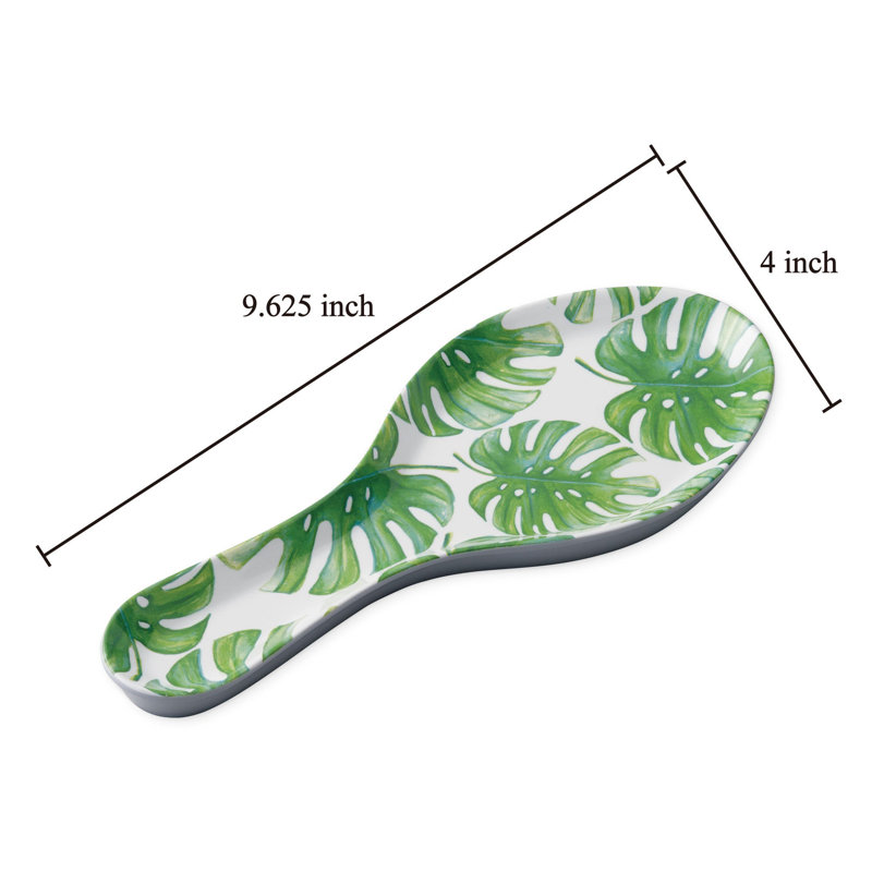2-Piece Monstera Spoon Rest
