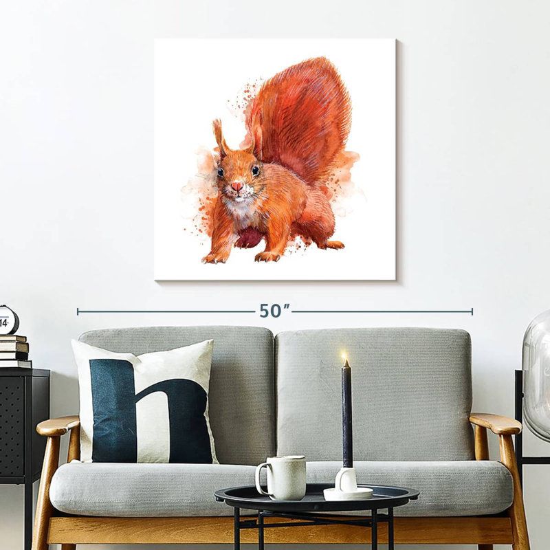 Crowle Squirrel, aquarelle