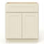 30" W x 30" H Soft White Shaker Ready-to-Assemble Wall Cabinet with Solid Wood Doors