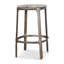 Marbelle - Alfie Marble Counter Stool - Toronto Sand/Antique Nickel Finish-829767117-829767104