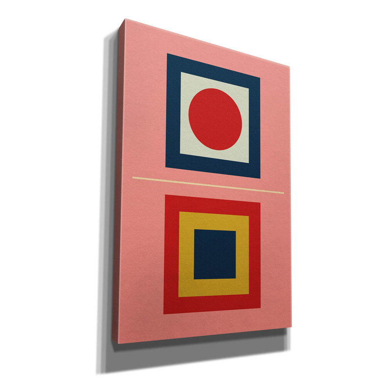 «Ermion Mid Century Modern 6» par Gary Williams - reproduction d'art sur toile tendue, H 18 po x l 12 po x P 0,75 po