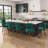 Swivel 24.00'' Counter Stool, Counter Height Bar Stools, 360°Swivel Upholstered Barstools with Back and Footrest for Kitchen Island, Solid Wood Legs-98346407