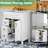 24" Vanity With Ceramic Sink For Bathroom-518848884