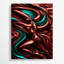 Abstrait, art figuratif brun sur toile 34-222375987