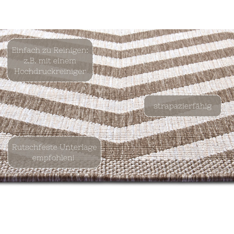 Palma Flatweave Green Rug, Rectangle 80 x 150cm