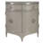 Commode demi-lune en lin Signature Designs Zeitgeist