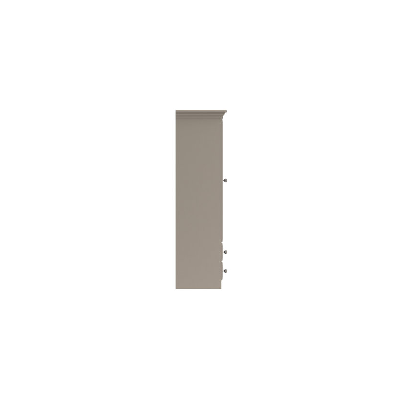 Penelope 2 Door Manufactured Wood Wardrobe, Fired Earth
