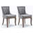 A&a furniture ultra side dining chairs | set of 2 | thickened fabric, solid wood legs | bronze nailhead-497689671-498990614