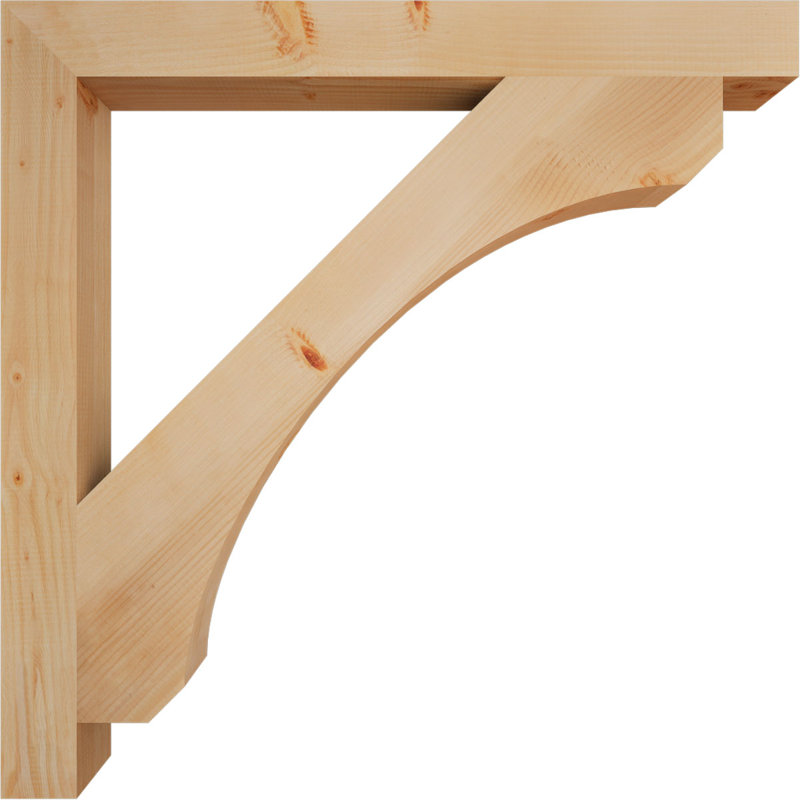 Support à blocs l 3 1/2 po x P 42 po x H 42 po, sapin Douglas, H 42 po x l 3,5 po x P 42 po, Douglas, Lisse