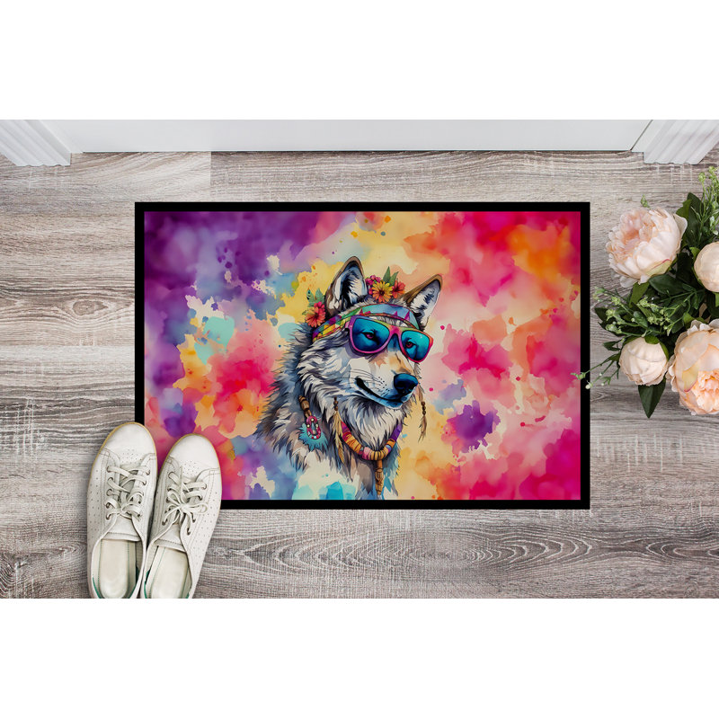 Tapis de porte Thailen Wolf, L 24 po x L 36 po