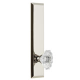 Grandeur Fifth Avenue Tall Plate Single Dummy with Biarritz Door Knob