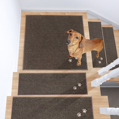 Tapis d'escalier carré antidérapant lavable