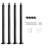 4-Pack Cable Railing Post In Steel Horizontal Hole Deck Railing Post-111624037