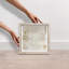 Vanilla Shadowbox Abstract Print by Oliver Gal, Black Frame, 12 x 12-532838145-532838203