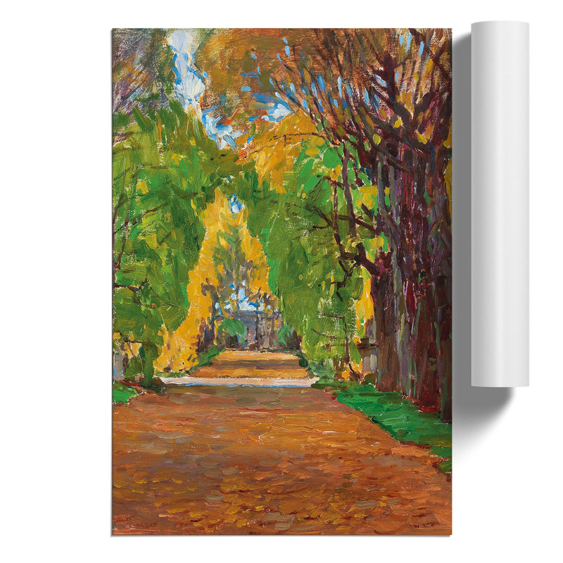 Park in Jevisovice by Carl Moll - Frameless Print, 59cm H x 42cm W x 0.1cm D
