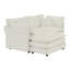 Canapé en chenille deux places avec 1 repose-pieds, canapé modulaire en L avec repose-pieds 2 places, causeuse avec repose-pieds pour petit espace en chenille-644847570