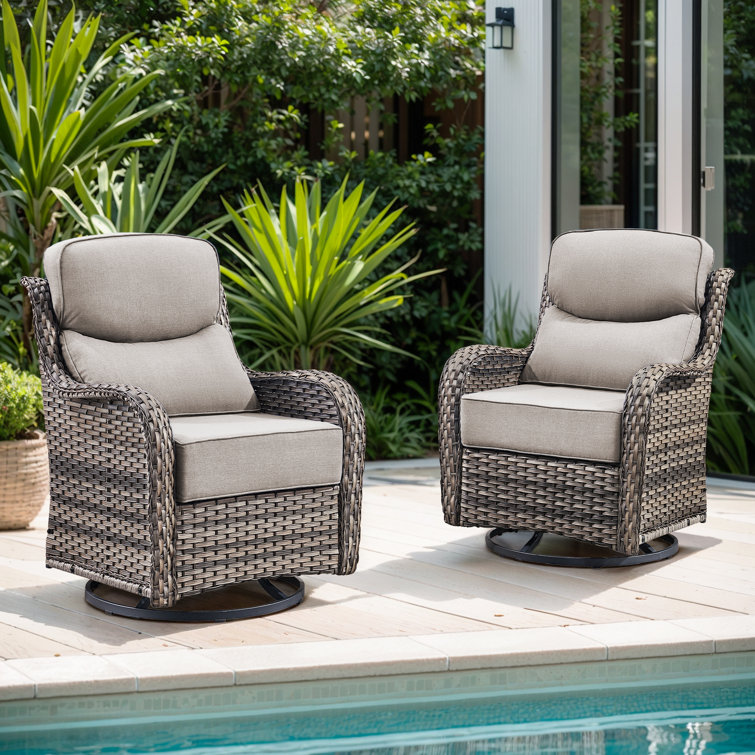 Outdoor Glider Chair Wayfair Patio Swivel Chairs Swivel Chair