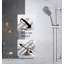 Système de douche à barre coulissante réglable - Douche à main à 5 fonctions avec barre coulissante murale et tuyau-113696015