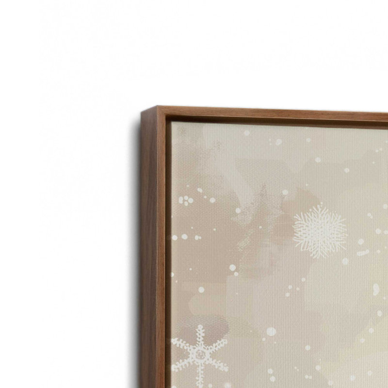 Impression sur toile Jolly Glow, Noyer, H 12,75 po x l 18,75 po