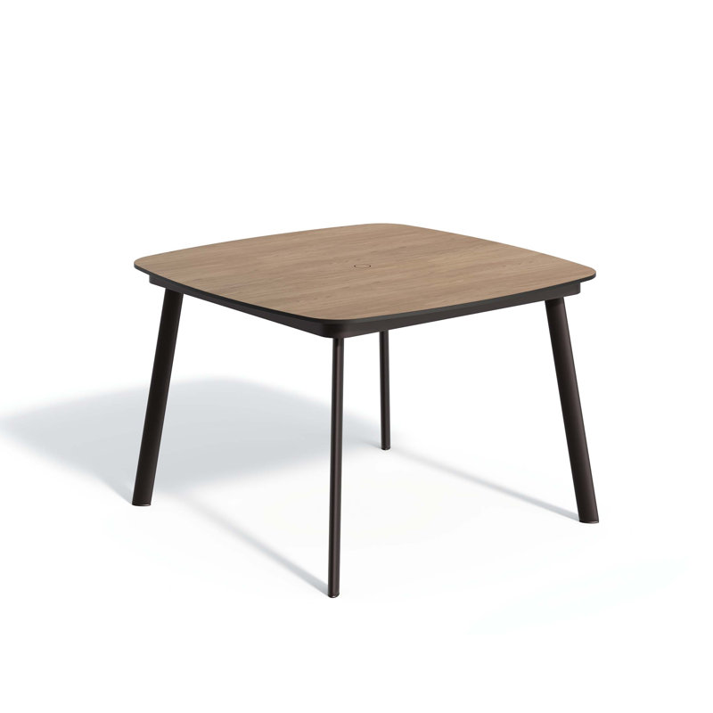 Travira Outdoor Square Dining Table, Enigma