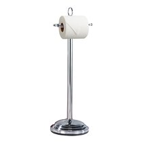 ONFRJFVR alibb-j974 Free Standing Toilet Paper Holder Finish: Silver