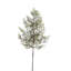 Ensemble de 6 fausses aiguilles de pin artificielles 21,7 po x 4,7 po x 2,4 po vert / blanc