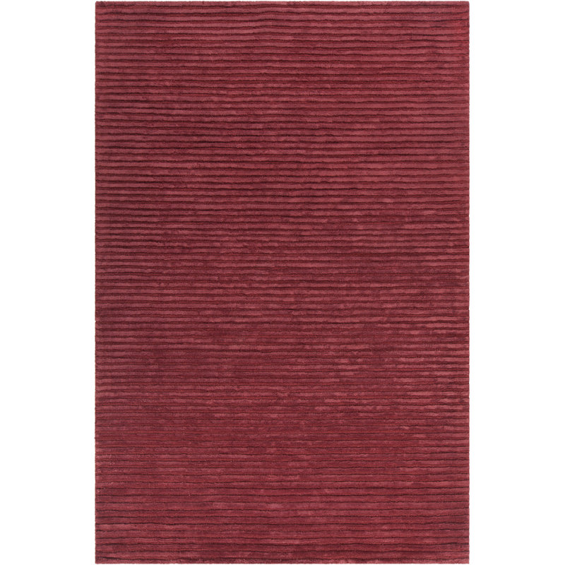 Angelo Wool Area Rug in Red, Rectangle 7'9" x 10'6"