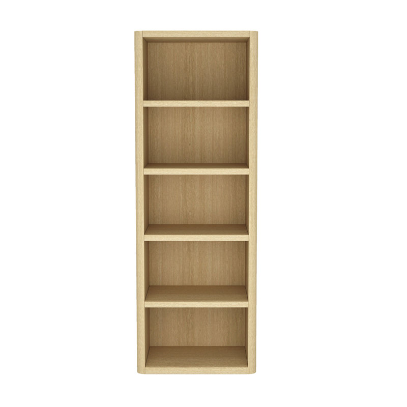 Open Bookcase in Natural Oak