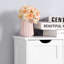 Armoire de rangement blanche pour salle de bain