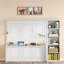 Lit escamotable avec bureau et tablettes Murphy-1352637434-1352637435